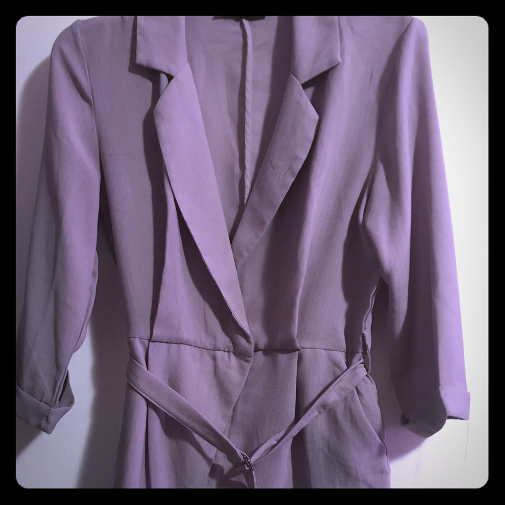 Grey Missguided belted romper!